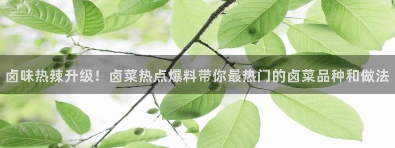 “首页一黑料社区：卤味热辣升级！卤菜热点爆